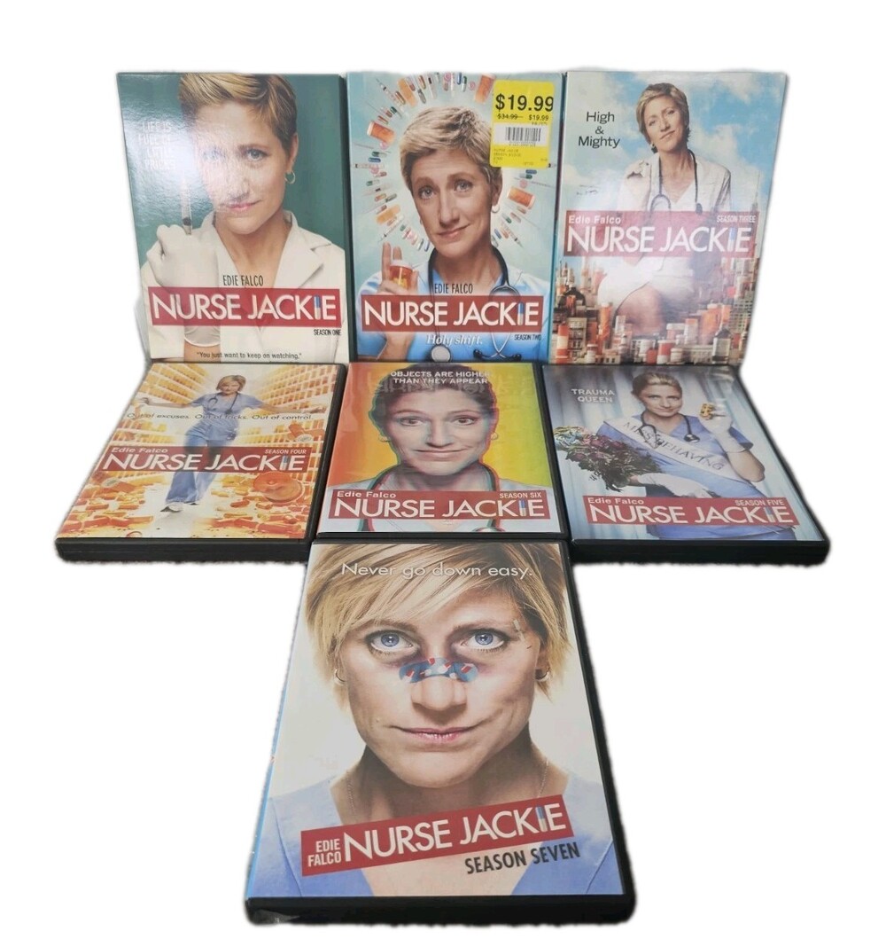 Nurse Jackie Seasons 1-57 DVD Lot seasons 1 2 3 4 5 6 7